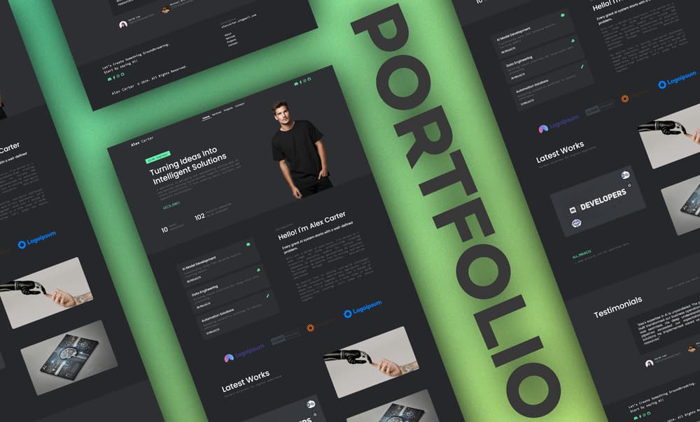 Alex's Personal Portfolio Website built using HTML, CSS & JavaScript
