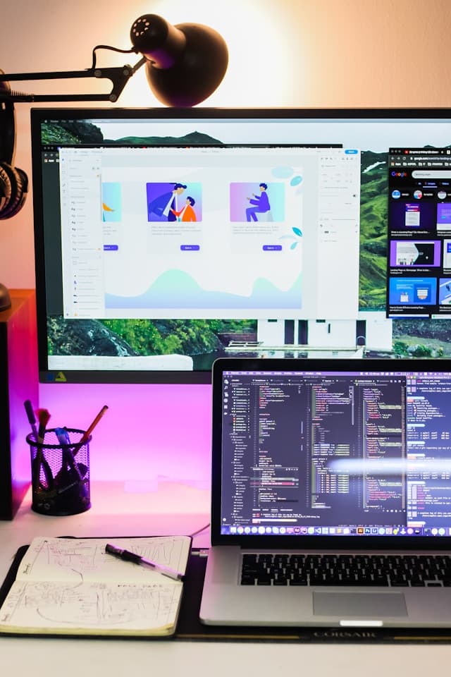 Image of a design and code